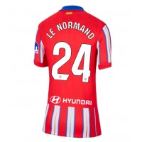 Camisa de time de futebol Atletico Madrid Robin Le Normand #24 Replicas 1º Equipamento Feminina 2024-25 Manga Curta